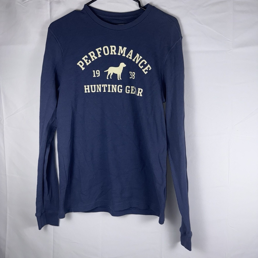 Men's Blue Columbia PHG Performance Hunting Gear Thermal Shirt Size Small